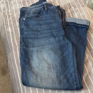 bebe Men's Straight Blue Jeans